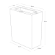 Cubo de Basura Rectangular Blanco - Rin - Yamazaki YAMAZAKI YMZ3196