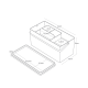 Caja de Costura Negro - Tower - Yamazaki YAMAZAKI YMZ5061