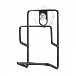 Double Sponge Holder with Suction Cup Black - Tower - Yamazaki