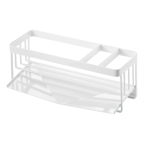 Sponge & Bottle Holder With Drainer White - Tower - Yamazaki YAMAZAKI YMZ5016