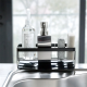 Sponge & Bottle Holder With Drainer Black - Tower - Yamazaki YAMAZAKI YMZ5017