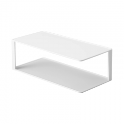 Suporte Retangular para Pratos Branco - Tower - Yamazaki