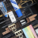 Extendable Drawer Organizer with Slide Black - Tower - Yamazaki YAMAZAKI YMZ3442
