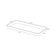 Amenity Tray L Black - Tower - Yamazaki YAMAZAKI YMZ4222