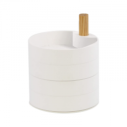 Caja para Acesorios 4 Compartimientos Blanco - Tosca - Yamazaki