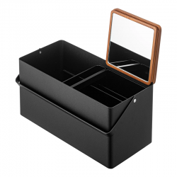 Caja para Maquillaje Negro - Tower - Yamazaki