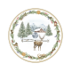 Prato Rotativo de Vidro 32cm - White Forest Multicolorido - Easy Life EASY LIFE ELR0441WHIF