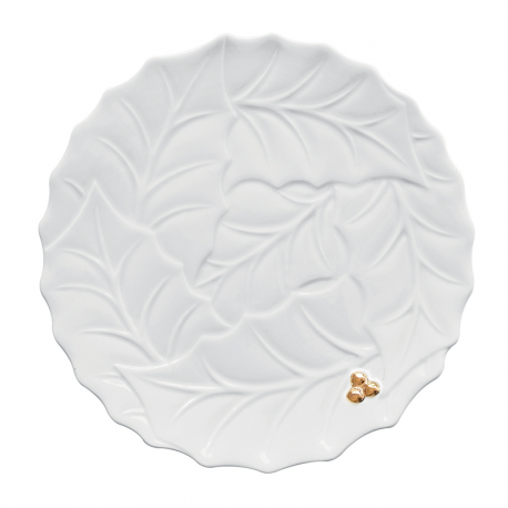 Prato para Bolo Branco Ø30 cm - Holly & Berries - Easy Life EASY LIFE ELR2174HOLW