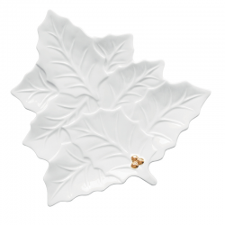 Fuente 30cm Blanco - Holly & Berries - Easy Life EASY LIFE ELR2173HOLW