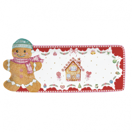Serving Platter 36x16cm - Sweet Christmas Multicolored - Easy Life EASY LIFE ELR1471SWEC