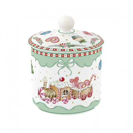 Tarro con Tapa 13cm - Sweet Christmas Multicolorido - Easy Life EASY LIFE ELR1443SWEC