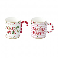 Juego de 2 Tazas 350ml - Christmas Twist Multicolorido - Easy Life EASY LIFE ELR3118CTWI
