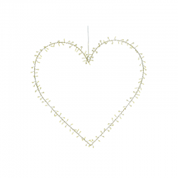 Cluster Heart 140 Leds - Liva Gold - Sirius SIRIUS SR51251