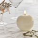 Lacquer Ball Candle Led 10cm Ivory - Sille White - Sirius SIRIUS SR80918