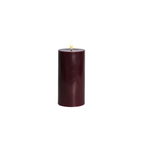 Vela Led Recargable 15cm Bordeaux - Sille - Sirius SIRIUS SR80923