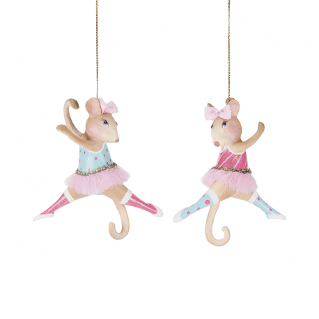 Adorno Jump Bettina 12cm - Cotton Candy Carnival Azul, Crema, Dorado Y Rosa - Goodwill GOODWILL GWB87470