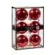Conjunto de 6 Bolas de Vidro Vermelho Brilhante 7cm - Xmas Balls - Goodwill GOODWILL GWUG60004