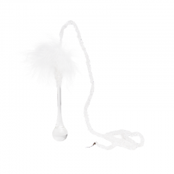 Decoración Gota y Plumas Blanco y Transparente 90 cm - Goodwill GOODWILL GWAL78390