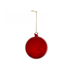 Bola de Vidro Vermelha 8 cm Vermelho - Goodwill GOODWILL GWP10477