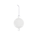 Transparent Glass Ball with 2 Hooks 8cm Transparent - Goodwill GOODWILL GWP15402