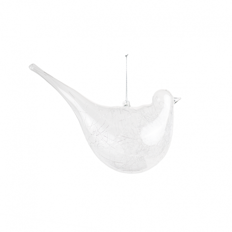 Glass Bird Transparent 25cm - Goodwill GOODWILL GWP37394