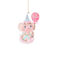 Elephant Ornament (Assorted) - Cotton Candy Carnival Blue Or Pink - Goodwill GOODWILL GWB87450
