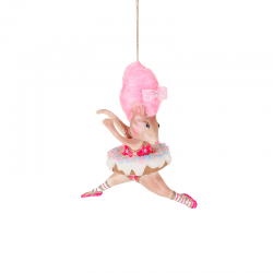 Ornamento Donut Bettina - Cotton Candy Carnival Azul, Creme, Dourado E Rosa - Goodwill GOODWILL GWB87454