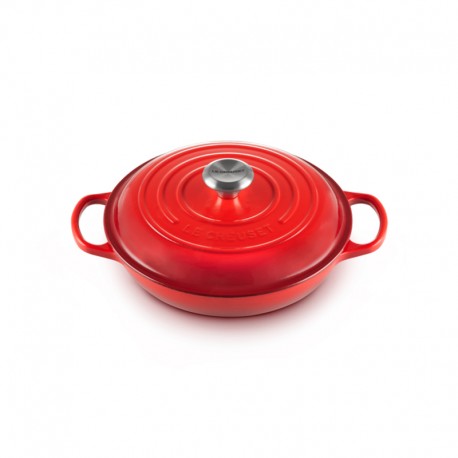Shallow Casserole 26cm Cerise - Le Creuset LE CREUSET LC21180260602430