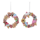 Candy Wreath Ornament 10,5cm - Gingergread Town Multicolored - Goodwill GOODWILL GWKL60500