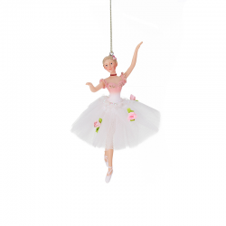 Adorno Bailarina Blanco y Rosa 16,5cm - The Art of Ballet - Goodwill GOODWILL GWMO96522