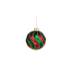 Bola de Vidrio con Rayas Espiral Verde/Rojo - Christmas Couture Rojo Y Verde - Goodwill GOODWILL GWP28363