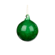 Bola Vidrio Efecto Nieve Verde o Rojo 8 cm - Gingerbread Town - Goodwill GOODWILL GWP28569