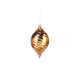 Gold Spiral Stripes Glass Ball 10cm - The Fairy Banquet Gold - Goodwill GOODWILL GWP30519