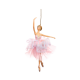 Ornamento Bailarina Tule e Lantejoulas 18cm - The Art of Ballet Branco E Rosa - Goodwill GOODWILL GWTR19096