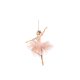 Ornamento Bailarina Tule e Lantejoulas 17cm - The Art of Ballet Branco E Rosa - Goodwill GOODWILL GWTR19108