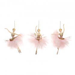 Pink Petal and Champagne Ballerina 18cm - The Art of Ballet Pink And Champagne - Goodwill GOODWILL GWTR19200