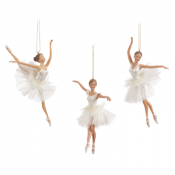 Swan Lake Ballerina Ornament 19cm - Snow White - Goodwill GOODWILL GWTR23273