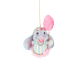 Ornamento Elefante 11,5cm - Cotton Candy Carnival Azul, Crema, Dorado Y Rosa - Goodwill GOODWILL GWB87456