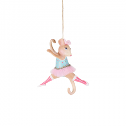 Ornament Jump Bettina 12cm - Cotton Candy Carnival Blue, Cream, Gold And Pink - Goodwill GOODWILL GWB87470