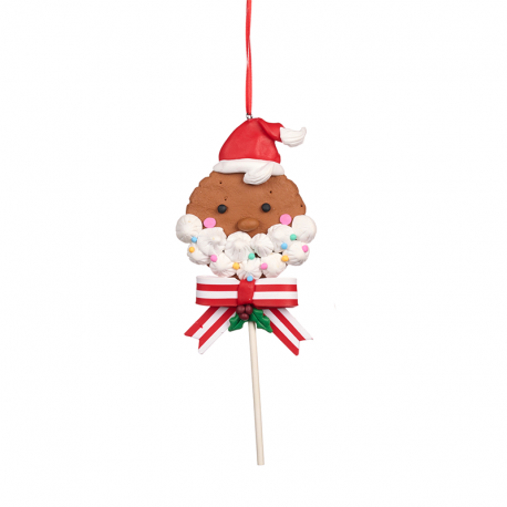 Ornament Ginger Lollipop 20cm - Gingergread Town Red And Brown - Goodwill GOODWILL GWKL60411