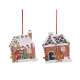 Adorno Casa de Jengibre 10cm - Gingerbread Town Marrón Y Rojo - Goodwill GOODWILL GWKL60508