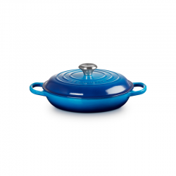 Shallow Casserole 26cm Azure - Signature - Le Creuset
