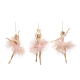 Adorno Bailarina Tul y Lentejuelas 17cm - The Art of Ballet Blanco Y Rosa - Goodwill GOODWILL GWTR19108