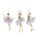 Pearl and Tulle Ballerina Ornament White and Champagne 19cm - The Art of Ballet - Goodwill GOODWILL GWTR20580