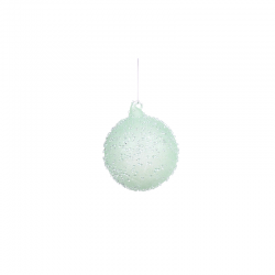 Light Green Glass Ornament 10cm - Mermaids & Treasures Light Green - Goodwill GOODWILL GWP28422