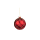 Adorno Vidrio Rojo y Dorado 10cm - A Tartan Christmas - Goodwill GOODWILL GWP28493