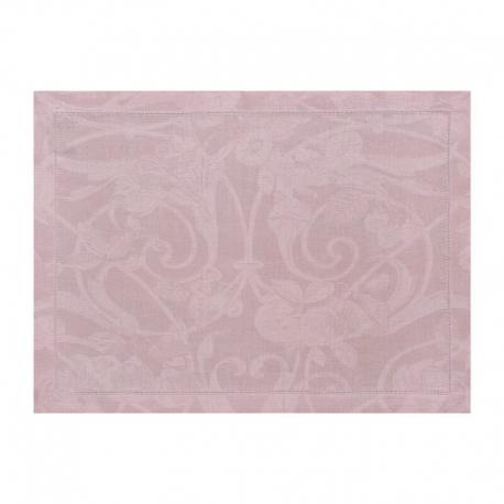 Individual de Mesa 100% Linho Rosa - Tivoli - Le Jacquard FranÇais LE JACQUARD FRANÇAIS LJF22509