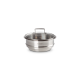 Multi-steamer with Glass Lid 20cm - Classic Steel - Le Creuset LE CREUSET LC96201900001000