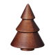 Deco Fir Tree 8,5cm Acacia - Wood Dark Dark Brown - Asa Selection ASA SELECTION ASA66823970