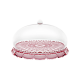 Plato para Tarta con Campana Rosa Flamenco - Vanity - Guzzini GUZZINI GZ131801SAR35